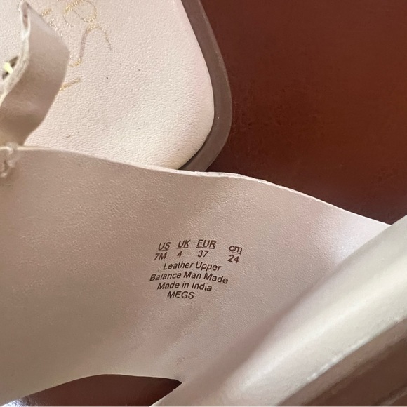 Franco Sarto Women's‎ MEGS Slide Sandal in Off White Size 7 - Picture 5 of 8